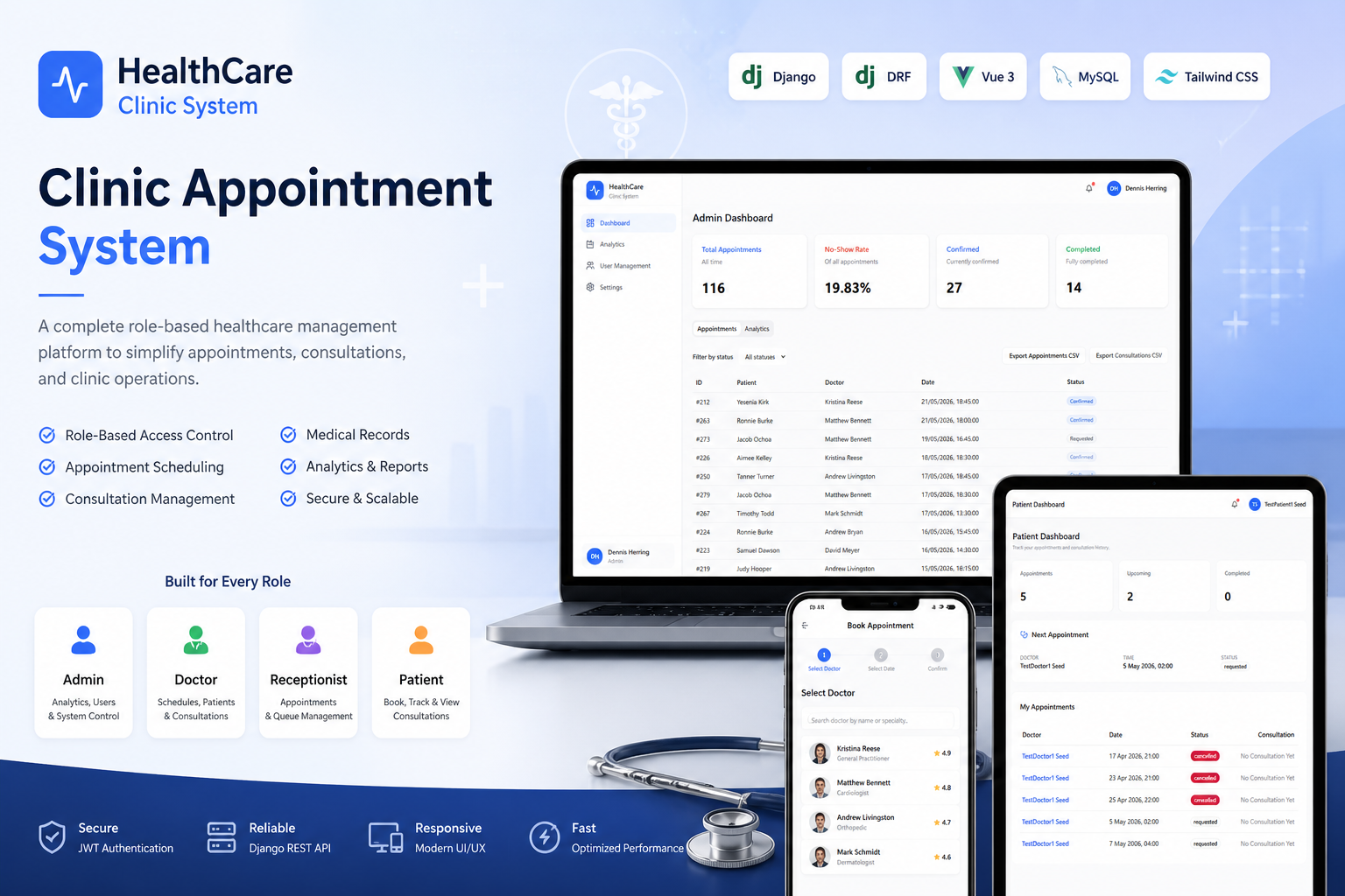 Clinic Appointment System cover
