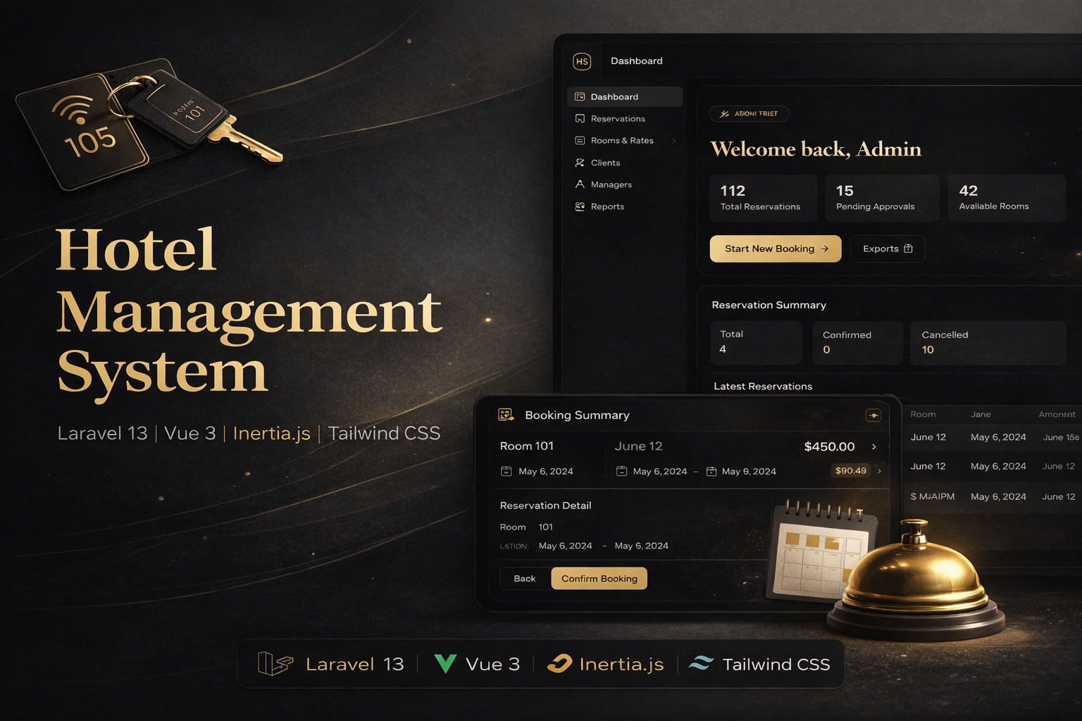 Hotel System Laravel cover